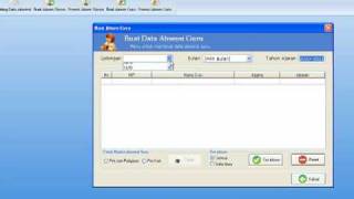 Software Absensi atau Program absensi siswa dan guru