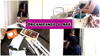 ORGANIZANDO O APÊ +COMPRINHAS DE MAKE