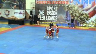 KCNC 2014 - TetCheer 1, Group Stunts / Групповые станты