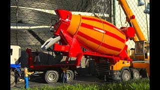 BRUDER TRUCK Construction Company! Crane and Betonmixer