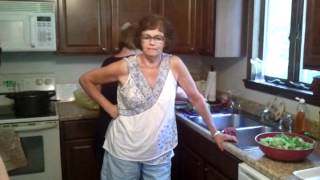 Drunk old women