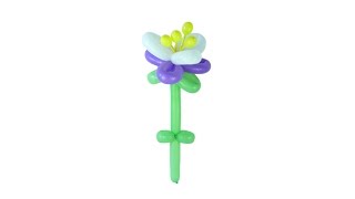 КАК СДЕЛАТЬ ЛИЛИЮ ИЗ ДЛИННЫХ ШАРИКОВ ШДМ How to make a balloon flower