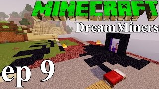 Minecraft 1.8 Vanilla "DreamMiners" ep9 - Мини-ферма обсидиана