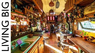 From Trash To Treasure: Amazing School Bus Conversion Using All Reclaimed Materials