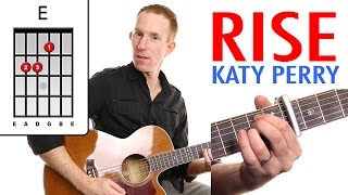 Rise ★ Katy Perry ★ Guitar Lesson - Easy How To Play Acoustic Songs - Chords Tutorial