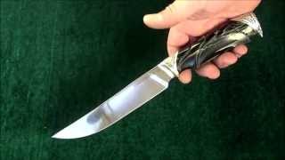 Нож Осётр (порошковая сталь Uddeholm ELMAX)