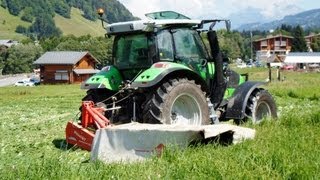 Fauchage 2013 - Deutz Agrofarm 420 & Khun GMD II ~ Aurelien Duvillard | Praz Sur Arly [HD]