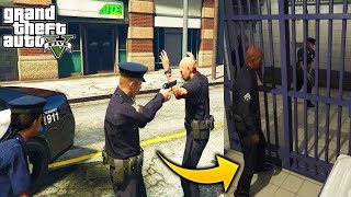 ¿Que Pasa Si Un Policia Comete Un Crimen, Tendra Estrellas y Lo Arrestaran? GTA 5
