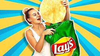 38 УМОРИТЕЛЬНЫХ ПРИКОЛОВ И КРАФТОВ ll ГИГАНТСКИЕ ЧИПСЫ LAY'S