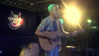 Paul Strummer Sitting On A Bar Stool live looped original song Horseshoe Wellingborough July 2016