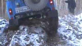 OffRoad 4x4. Тест блокировки БЛОКСПОРТ  УАЗ  на редукторных мостах.