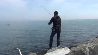 Light shore jigging in Vladivostok.