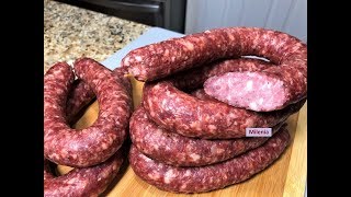 Домашняя Колбаса КРАКОВСКАЯ в духовке.  ГОЛОДНЫМ НЕ СМОТРЕТЬ! Тот самый  вкус из детства.