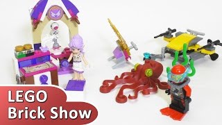 LEGO Elves 41071 "Творческая мастерская Эйры" и LEGO City 60090 "Исследователи подводных глубин"