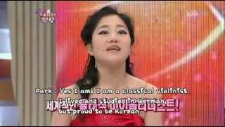 박지혜 Ji-Hae Park cohost to the TV Program 1-1 스타킹 바이올리니스트 박지혜