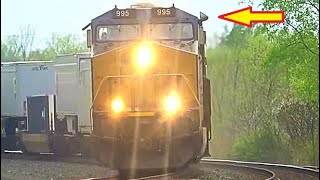 Brand New CSX 1776  and 911 Locomotives on Big Stack Train