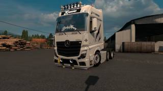 DirtyMercy - ETS2 - Mercedes Actros Mp4 Sound test.