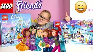 LEGO FRIENDS WYCIĄG NARCIARSKI 41324 - PAŁAC ELSY 41148 - BUDOWANIE