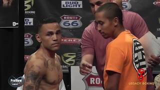 Weigh In - Agustin Perez vs Ernesto Hernandez