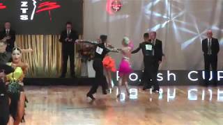 Untu Vladislav & Baryshnikova Polina, WDSF European Championships Youth 10T Polish Cup 2017, Samba