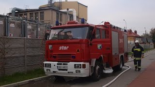 Pożar centrum handlowego!! - dojazd jednostek i akcja ratunkowa