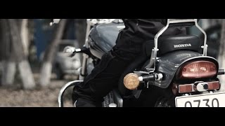 Девушка на Honda Shadow