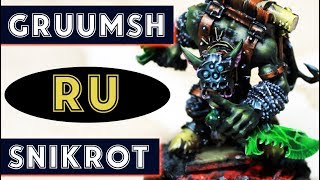 Gruumsh красим орка Сникрота Snikrot (RU)