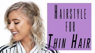 Easy Hairstyle Tutorial for Thin Hair | ipsy Mane Event