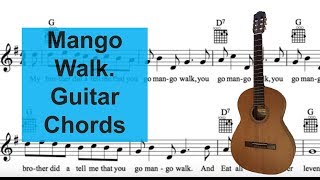 Mango Walk. Sing and play guitar with easy chords.