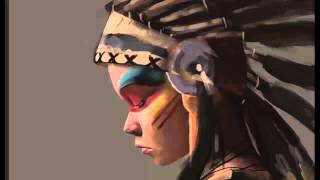 Digital speed painting  |  Feathers