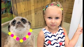 Алиса кормит СУРИКАТОВ в зоопарке и растеряла всех ГУСЕНИЦ !!!