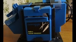 Электрический станок для заточки ножей, ножниц, сверл, стамесок и зубил из Китая с Aliexpress