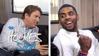 Kyrie Irving And His Long-Time Friend Pete Holmes
