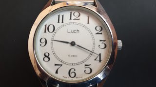 часы Луч механика Беларусь vintage mechanical watch LUCH made in Belarus N:822