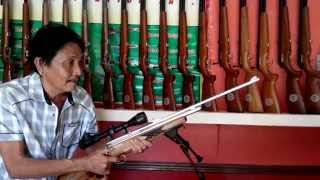 Eskopeta airgun w bipod and back up tank