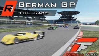 Formula Forza R1 2013 German GP [Full Race | Live Commentary]