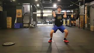 Clean & Squat clean EMOM 10" / Crossfit 여수크로스핏야인