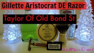 Gillette Aristocrat Vintage DE Razor - 1946-48