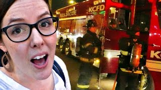 ?REAL FIRE EVACUATION!!!