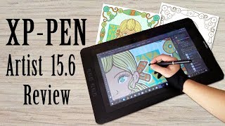 XP-Pen Artist 15.6 Drawing Monitor Tablet Review and Demonstration: Drawing Screen for Artists