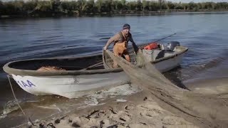 Как поморы ловят сёмгу