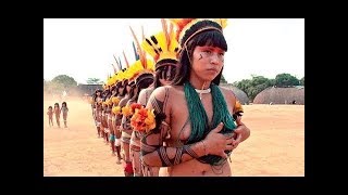 BBC Documentary - Aboriginal Traditional Tribal Ritual, The Girls In Amazon | Amazon Hunting Animals
