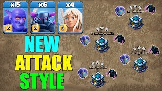 15 Max Bowler + 6 Max Pekka + 4 Max Healer Destroy TH13 War 3Star Max Base | Clash of Clans
