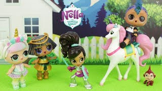BONECA LOL SURPRESA PUNK BOI PEGA O UNICORNIO DA PRINCESA NELLA UMA PRINCESA CORAJOSA!! EM PORTUGUES