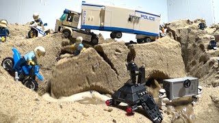 LEGO DAM BREACH AND NEW LEGO CITY POLICE CHASE - TWO FLOODING !
