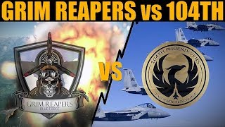 GR vs 104th Big Battle Special! | 4th Gen Fighters Guns-Only | DCS WORLD