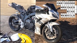 CBR1000rr Wrecked Bike Rebuild