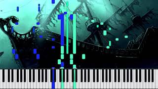 Dire, Dire Docks (Battle Theme Remix) - Super Mario 64 [Piano Tutorial] (Synthesia) //AqareCover