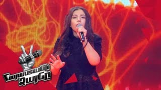 Susanna Vardanyan sings 'Rise Like A Phoenix' - Blind Auditions - The Voice of Armenia - Season 4