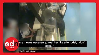 Horrifying CCTV: Police DEGRADING Woman After Strip-Search